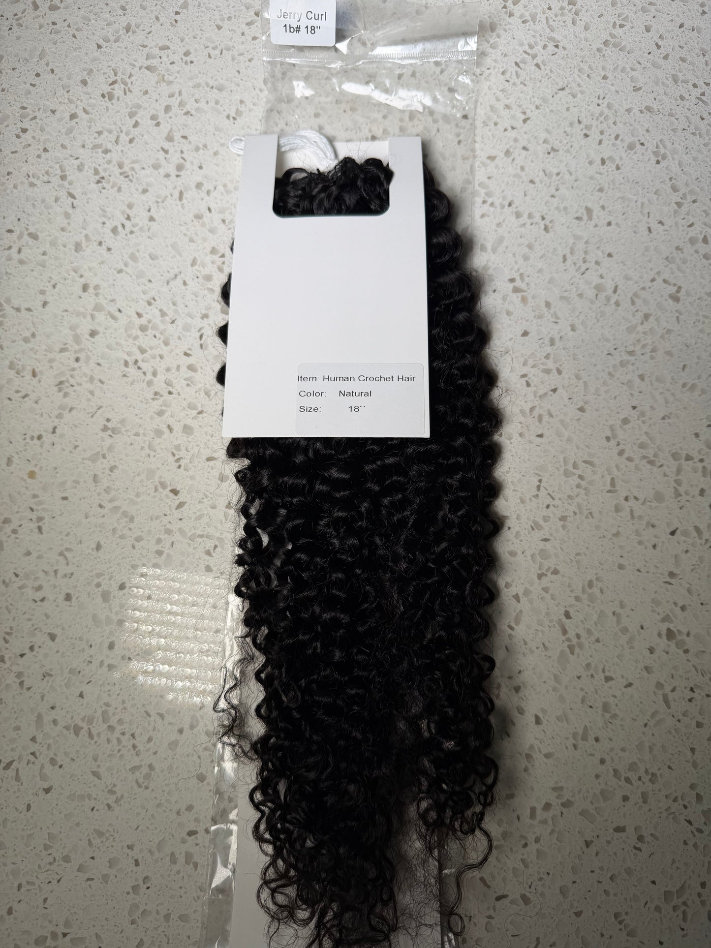 Jerry curl, Feather crotchet human hair