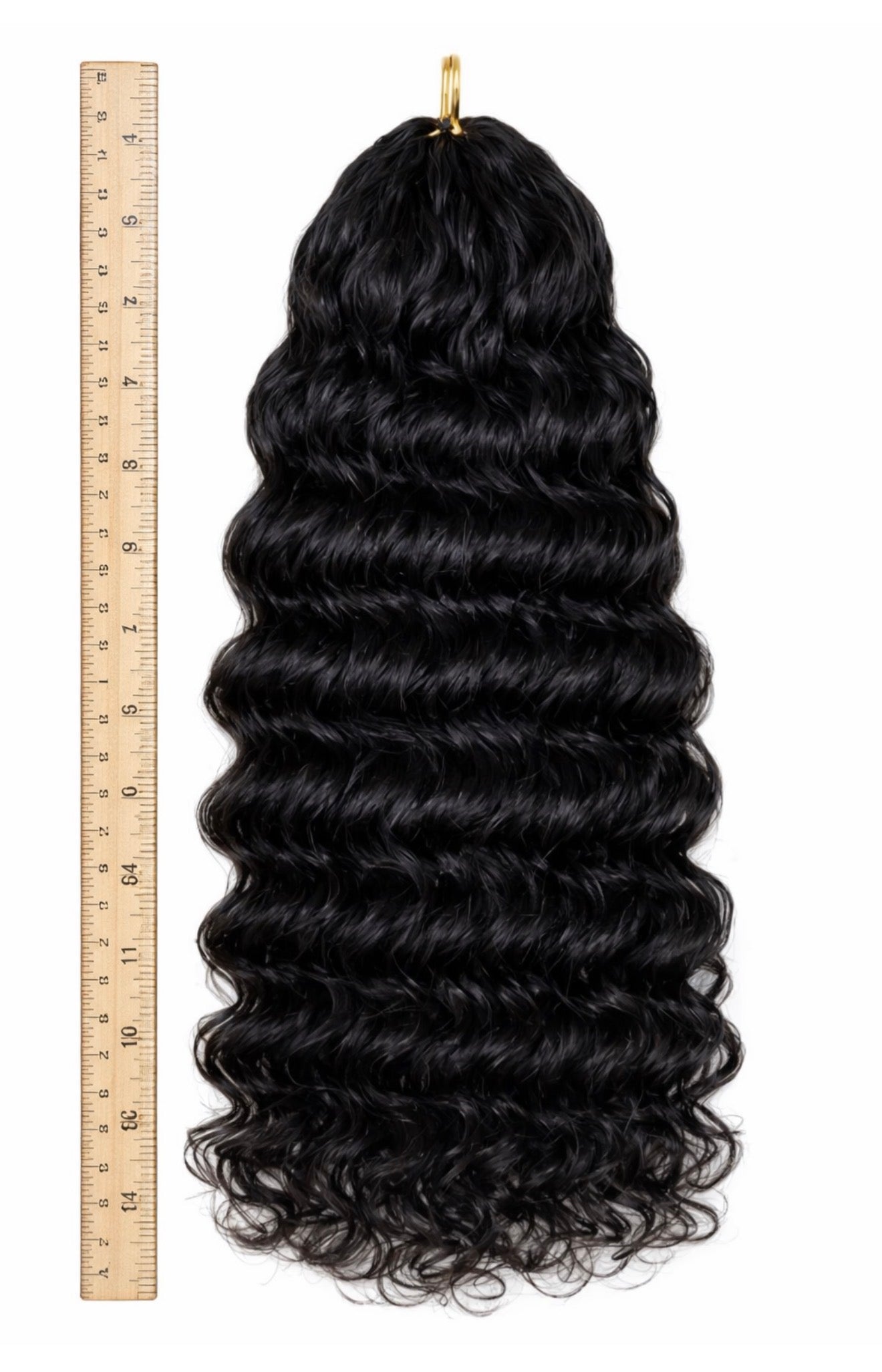 Deep wave, Feather crochet human hair