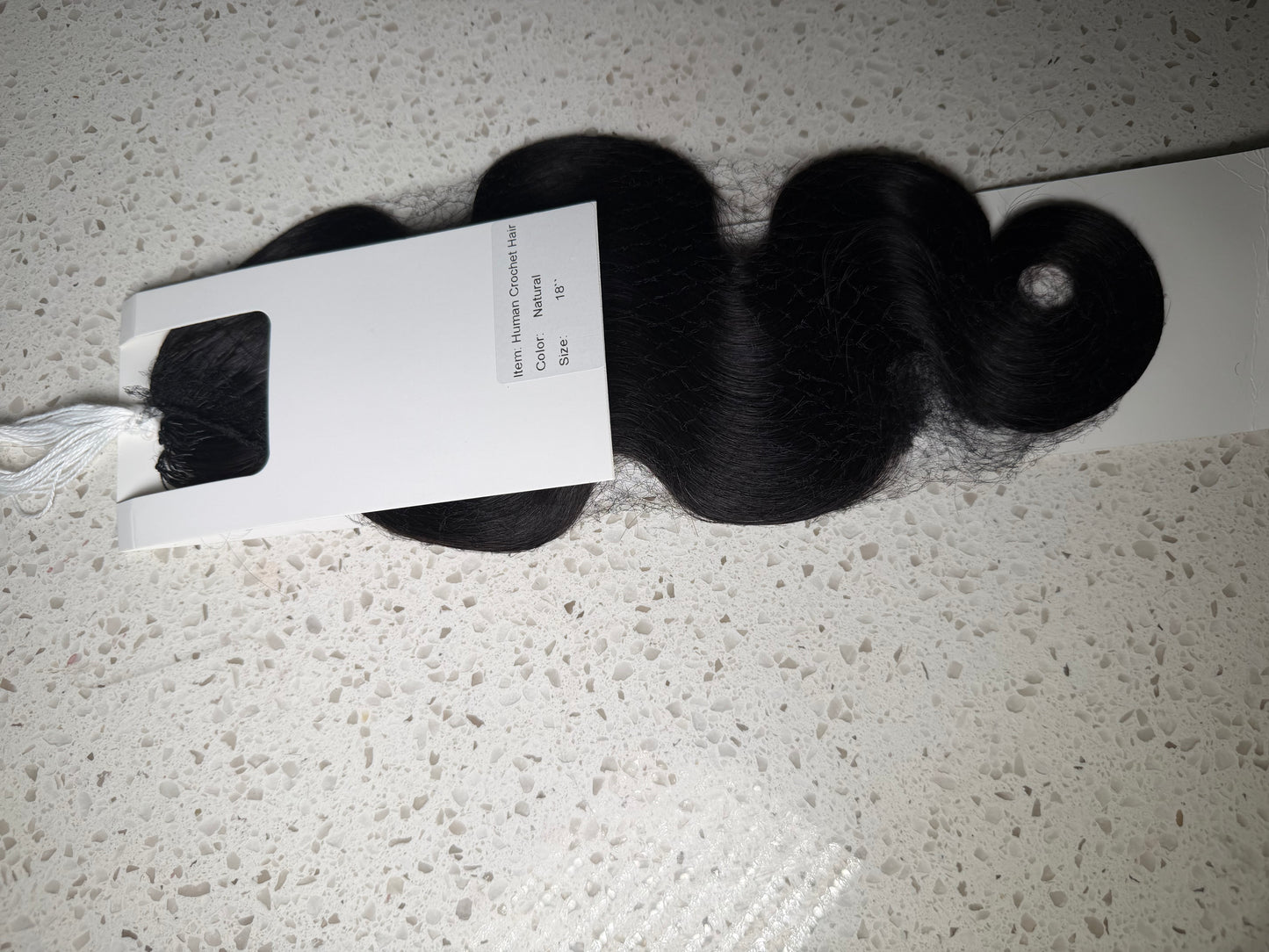 Body wave, Feather crotchet human hair