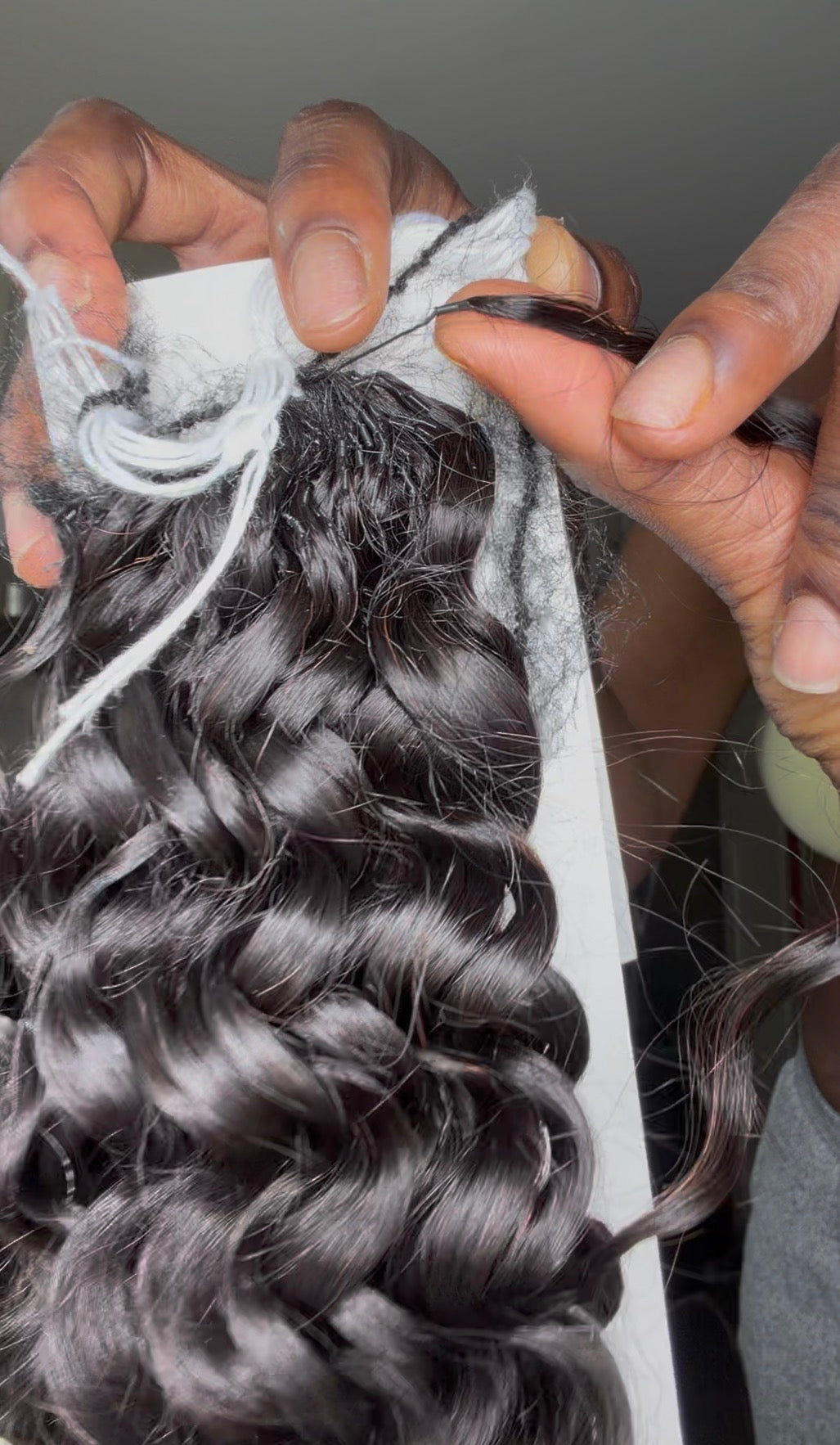 Water wave, Feather crotchet human hair