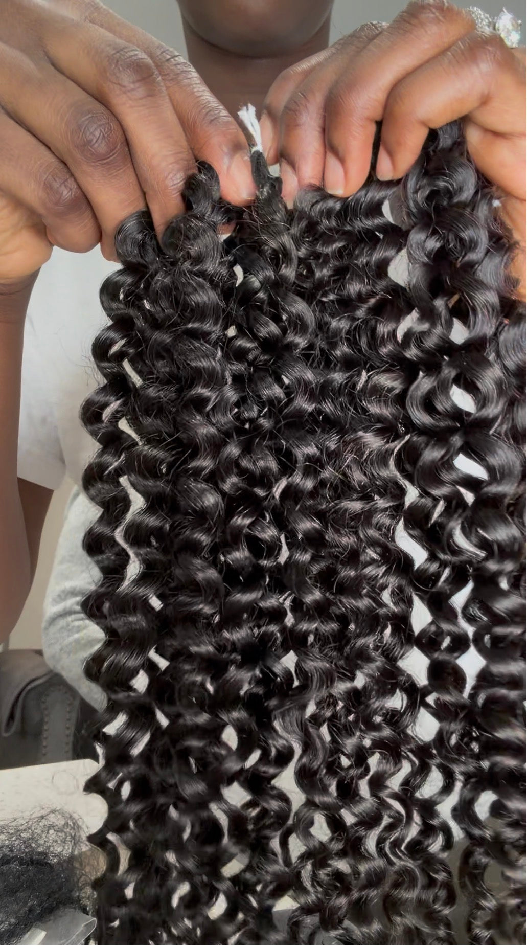 Jerry curl, Feather crotchet human hair