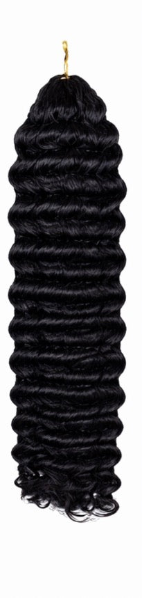 Deep wave, Feather crochet human hair